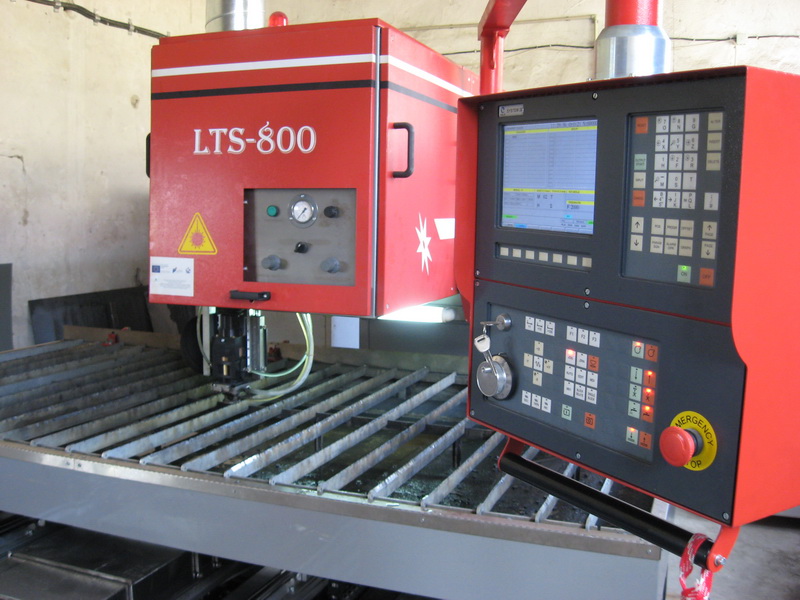  - CNC Лазерна технологична система за рязане на детайли от листов материал LTS-800
